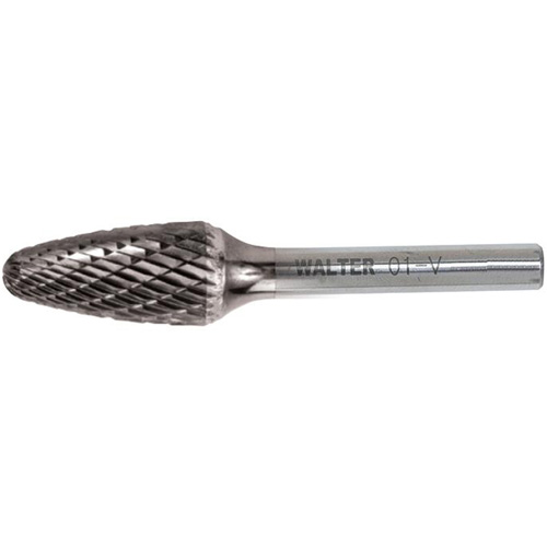 Double Cut Ballnose Tree Burr, SF-1, 1/4" Dia., 5/8" Depth of Cut Les Fournitures Industrielles Méga