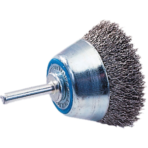 Brosse mont&eacute;e &agrave; fils ondul&eacute;s Les Fournitures Industrielles Méga