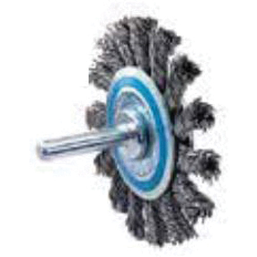 Disque mont&eacute; &agrave; fils nou&eacute;s torsad&eacute;s, 2-3/4" dia., Fils 0,02" Les Fournitures Industrielles Méga