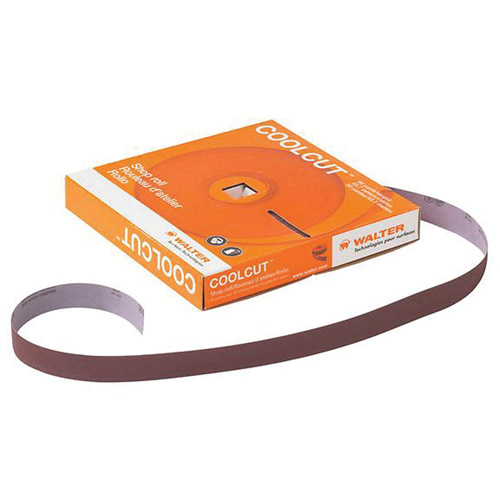 Papier abrasif manuel Coolcut, Oxyde d'aluminium, 1" la x 150' lo, Grain P60 Les Fournitures Industrielles Méga