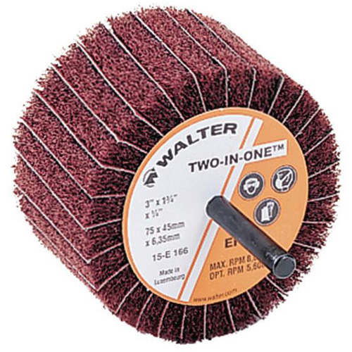 Meule &agrave; lamelles abrasives Two-In-One Les Fournitures Industrielles Méga