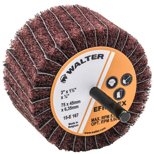 Meule &agrave; lamelles abrasives Two-In-One Les Fournitures Industrielles Méga