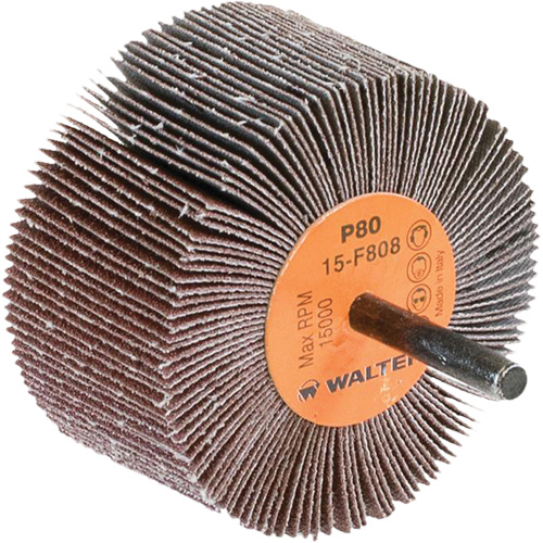 Disques &agrave; lamelles - Meules &agrave; lamelles Coolcut, Oxyde d'aluminium, Grain 80, 3" x 1-1/2" x 1/4" Les Fournitures Industrielles Méga
