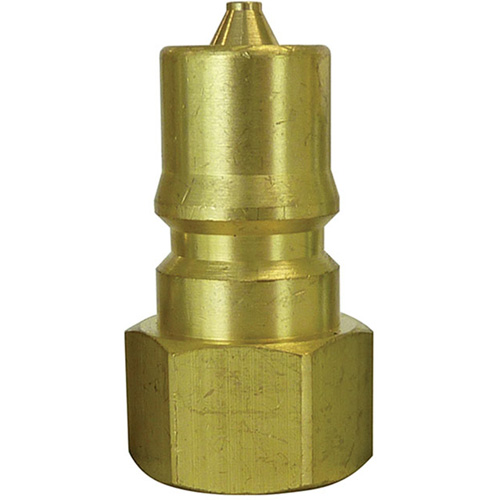 Hydraulic Quick Coupler Plug, 1" Dia., Brass Les Fournitures Industrielles Méga