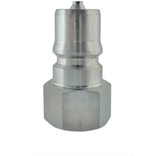 Hydraulic Quick Coupler - Plug, Stainless Steel, 1/2" Dia. Les Fournitures Industrielles Méga