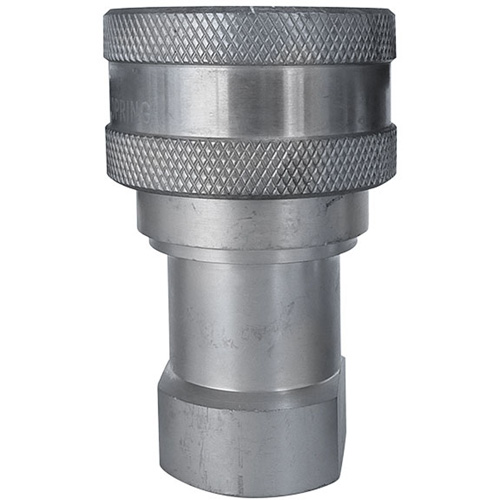 Hydraulic Quick Coupler - Stainless Steel Manual Coupler, Brass/Stainless Steel Les Fournitures Industrielles Méga