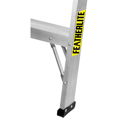 Industrial-Duty Sawhorse, 2' H x 31.9375" W x 23.50" D, 300 lbs. Capacity, Aluminum Les Fournitures Industrielles Méga