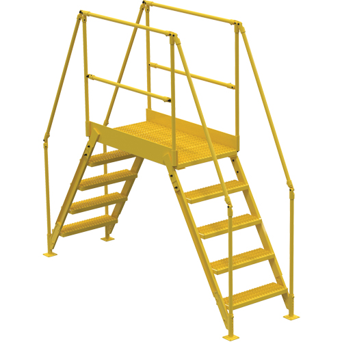 &eacute;chelles de liaison, 103-1/2" Port&eacute;e hors tout, 50" ha x 48" p, 24" Largeur de la marche Les Fournitures Industrielles Méga