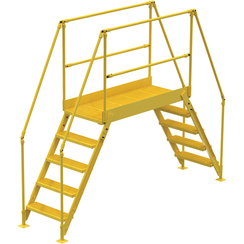 &eacute;chelles de liaison, 115-1/2" Port&eacute;e hors tout, 50" ha x 60" p, 24" Largeur de la marche Les Fournitures Industrielles Méga