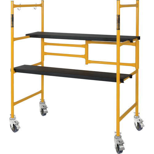Jobsite Series 4' Basic Mini Scaffold Kit, Steel Frame, 41" D x 45-3/4" H Les Fournitures Industrielles Méga