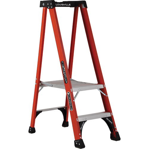 Escabeaux industriels extra robustes Pro Platform (s&eacute;rie FXP1800), 2', Cap. De 375 lb Les Fournitures Industrielles Méga