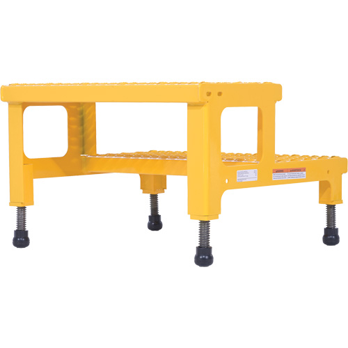 Plate-forme ajustable Step-Mate, 2 marche(s), 23-13/16" la x 22-7/8" lo x 15-1/4" h, Capacit&eacute; 500 lb Les Fournitures Industrielles Méga