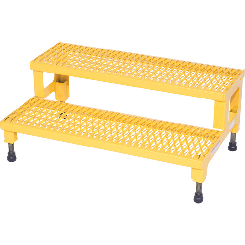 Adjustable Step-Mate Stand, 2 Step(s), 36-3/16" W x 22-7/8" L x 15-1/4" H, 500 lbs. Capacity Les Fournitures Industrielles Méga