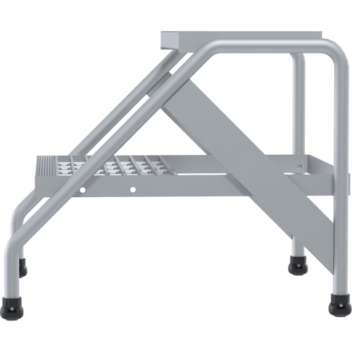 Escabeau en aluminium, 2 marche(s), 22-13/16" la x 24-9/16" lo x 20" h, Capacit&eacute; 500 lb Les Fournitures Industrielles Méga
