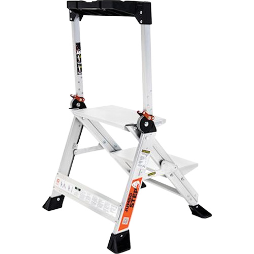 Jumbo Step Ladder, 1.5', Aluminum, 375 lbs. Capacity, Type 1AA Les Fournitures Industrielles Méga
