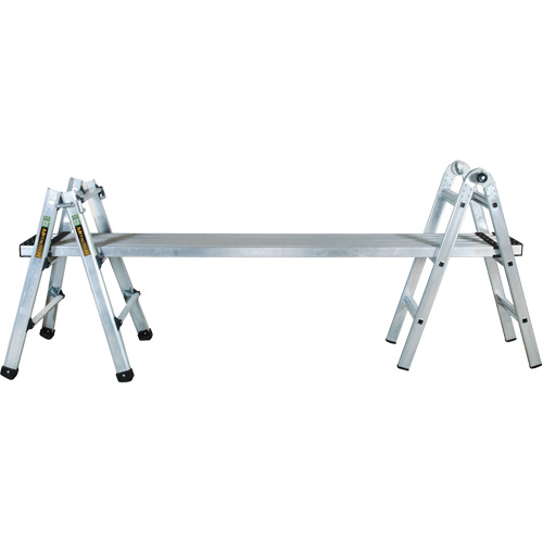 &eacute;chelle t&eacute;lescopique multipositions, 2,916' - 9,75', Aluminium, 300 lb, CSA calibre 1A Les Fournitures Industrielles Méga