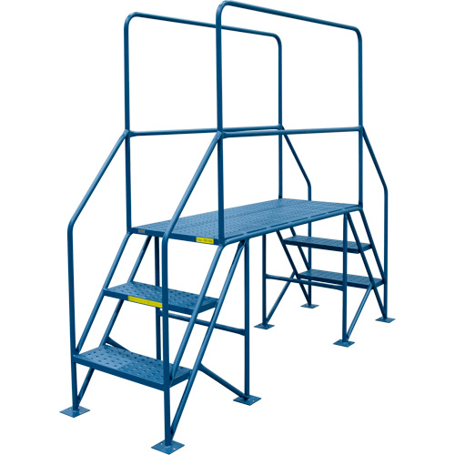 Crossover Ladder, 35-1/2" Overall Span, 31-1/2" H x 22" D, 22" Step Width Les Fournitures Industrielles Méga