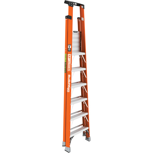 Escabeau avec plateforme Safespace, 6', Cap. De 300 lb Les Fournitures Industrielles Méga