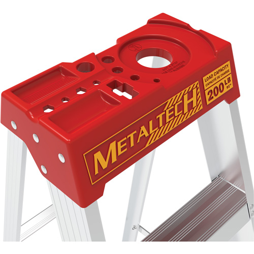 Step Ladder, 6', Aluminum, 200 lbs. Capacity, Type 3 Les Fournitures Industrielles Méga