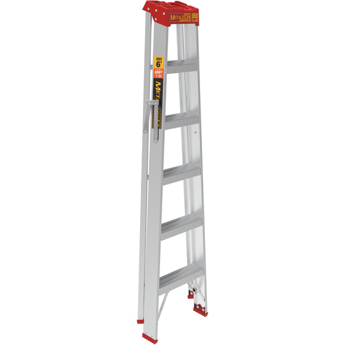 Step Ladder, 6', Aluminum, 200 lbs. Capacity, Type 3 Les Fournitures Industrielles Méga