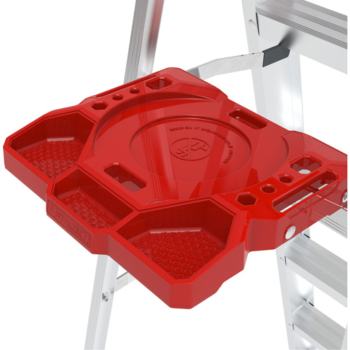 Step Ladder with Paint Tray, 6', Aluminum, 200 lbs. Capacity, Type 3 Les Fournitures Industrielles Méga