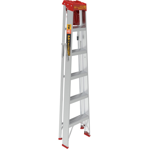 Step Ladder with Paint Tray, 6', Aluminum, 200 lbs. Capacity, Type 3 Les Fournitures Industrielles Méga