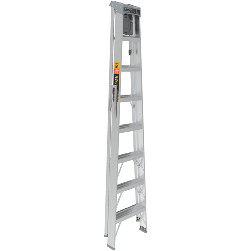 Step Ladder with Paint Tray, 8', Aluminum, 225 lbs. Capacity, Type 2 Les Fournitures Industrielles Méga
