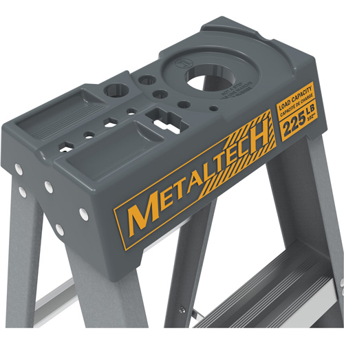 Step Ladder with Paint Tray, 6', Fibreglass, 225 lbs. Capacity, Type 2 Les Fournitures Industrielles Méga