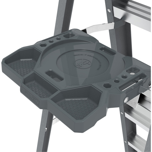 Step Ladder with Paint Tray, 6', Fibreglass, 225 lbs. Capacity, Type 2 Les Fournitures Industrielles Méga