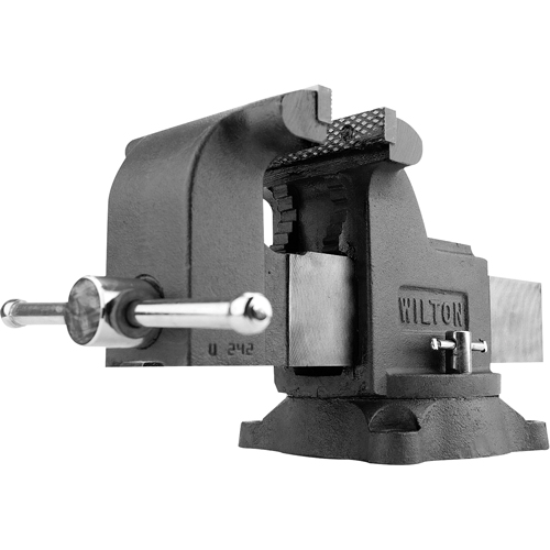 &eacute;taux d'atelier, Largeur des m&acirc;choires 4", Profondeur de la gorge 2-3/4" Les Fournitures Industrielles Méga