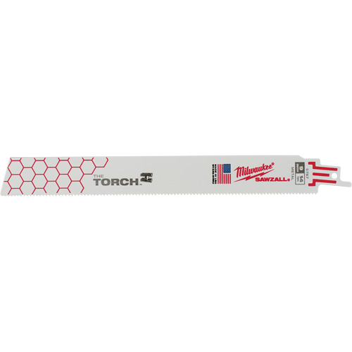 The Torch Sawzall&reg; Blade, Bi-Metal, 14 TPI, 9" L x 1" W Les Fournitures Industrielles Méga