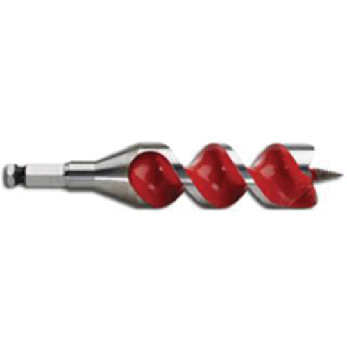 Ship Auger Drill Bit, 1-1/4 Diameter, 4" Flute, 7/16" Hex Shank Les Fournitures Industrielles Méga
