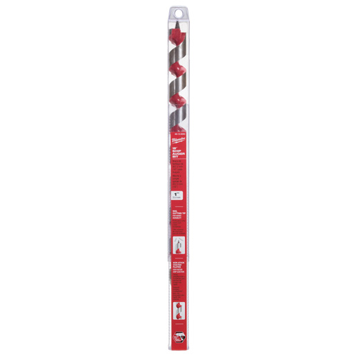 Ship Auger Drill Bit, 1" Diameter, 15" Flute, 7/16" Hex Shank Les Fournitures Industrielles Méga