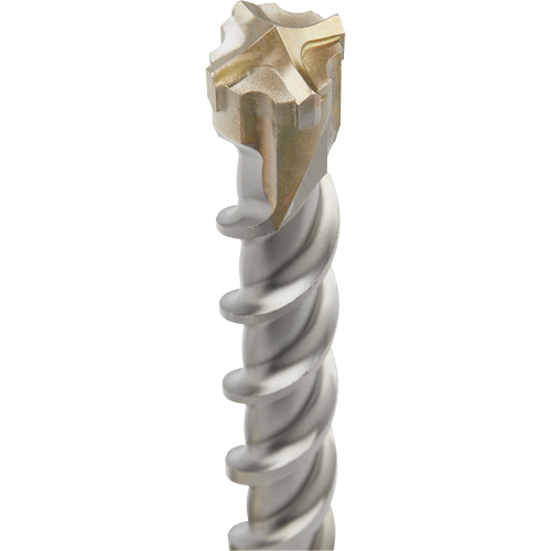 MX4 4-Cutter SDS-Plus Rotary Hammer Drill Bit, 1", SDS-Plus Shank, Carbide Les Fournitures Industrielles Méga