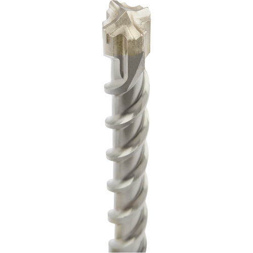 M&egrave;che de perceuse &agrave; percussion &agrave; quatre cannelures SDS-Plus MX4 , 1", Tige SDS-Plus, Carbure Les Fournitures Industrielles Méga