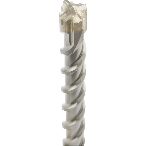 MX4 4-Cutter SDS-Plus Rotary Hammer Drill Bit, 1-1/8", SDS-Plus Shank, Carbide Les Fournitures Industrielles Méga