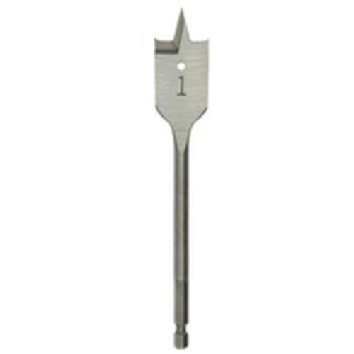 Flat Boring Bit, 13/16" Diameter, 1/4" Hex Shank, 6" Length Les Fournitures Industrielles Méga