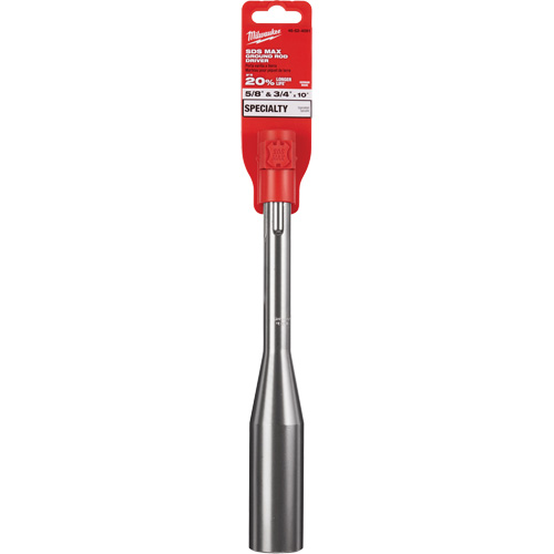 Marteau pour tige de mise &agrave; la terre SDS-Max, Embout 3/4"/5/8", Prise 3/4", Longueur 10" Les Fournitures Industrielles Méga