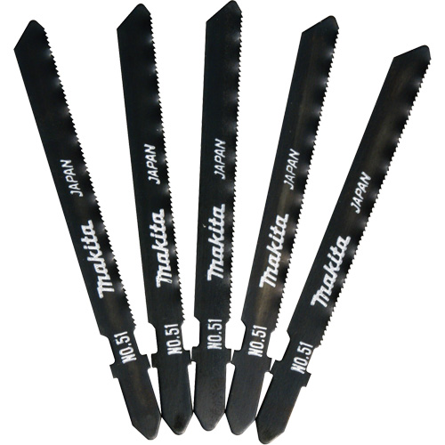Lame de scie sauteuse, Acier rapide, Tige en T, 3-1/2" lo, 24 dents par pouce Les Fournitures Industrielles Méga