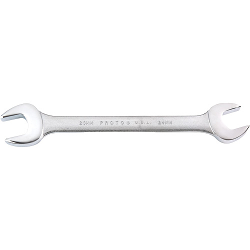 Open-End Wrench, 24 mm x 26 mm, Satin Les Fournitures Industrielles Méga