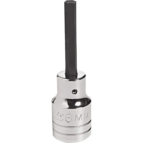 Socket Bit, Hex, 18 mm x 4" L, 1/2" Drive Les Fournitures Industrielles Méga