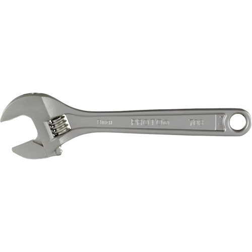 Adjustable Wrench With CLIK-STOP&reg;, 8" L, Plain Les Fournitures Industrielles Méga