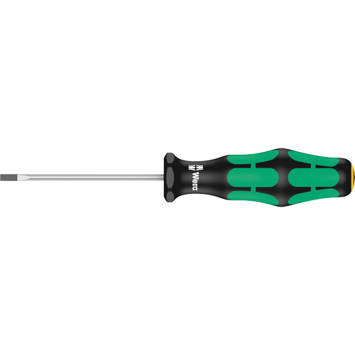Tournevis pour vis &agrave; fente, Tige de 3/32", Ronde, 5-1/8" lo, Prise en Plastique Les Fournitures Industrielles Méga