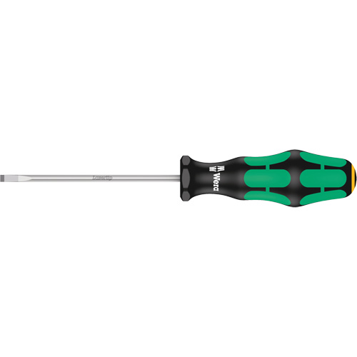 Tournevis &agrave; fente, Tige de 4 mm, Ronde, 7-25/32" lo, Prise en Plastique Les Fournitures Industrielles Méga