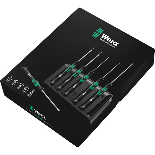 Jeu de tournevis s&eacute;rie Micro avec support, 6 mcx Les Fournitures Industrielles Méga