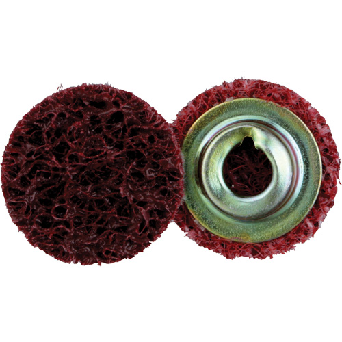 Disque de conditionnement de surface &agrave; remplacement rapide Standard Abrasives, 3/4" dia., Grain Moyen, Oxyde d'aluminium Les Fournitures Industrielles Méga