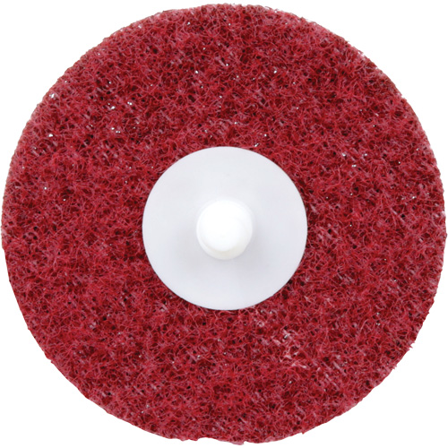Disque de conditionnement de surface &agrave; remplacement rapide Standard Abrasives, 3" dia., Grain Moyen, Oxyde d'aluminium Les Fournitures Industrielles Méga