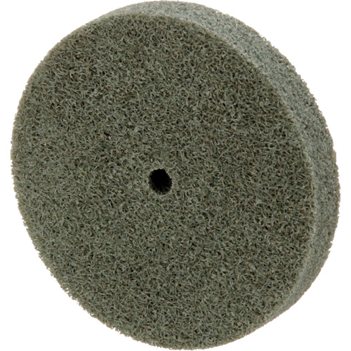 Standard Abrasives 500 Series Soft Density Unitized Wheels, 3" x 1/2", 1/4" Arbor, Medium Grit, Aluminum Oxide Les Fournitures Industrielles Méga