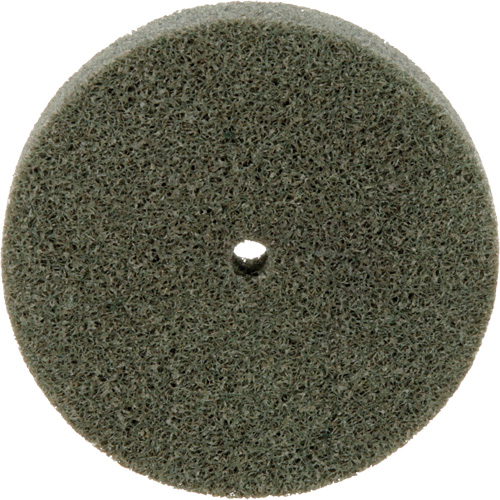 Standard Abrasives 500 Series Soft Density Unitized Wheels, 3" x 1/2", 1/4" Arbor, Medium Grit, Aluminum Oxide Les Fournitures Industrielles Méga