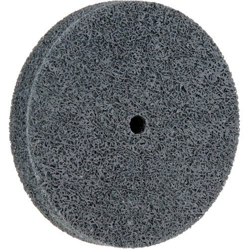 Standard Abrasives 500 Series Soft Density Unitized Wheels, 3" x 1/2", 1/4" Arbor, Fine Grit, Silicon Carbide Les Fournitures Industrielles Méga